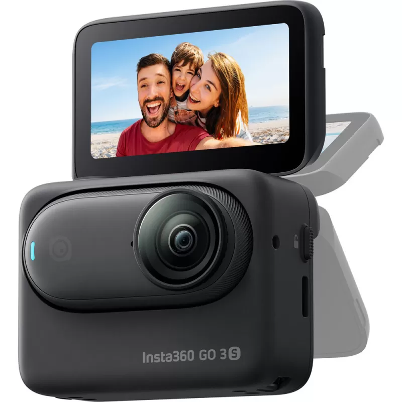 Cámara de Acción Insta360 GO 3S Standard Edition 4K 128GB - Midnight Black (CINSAATA)