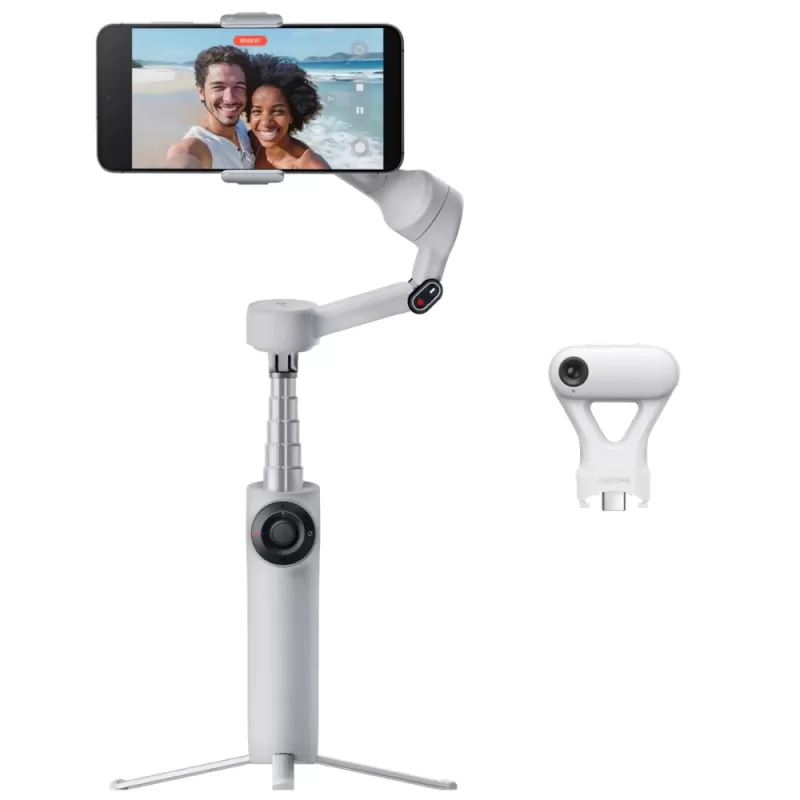 Estabilizador Insta360 Flow 2 AI Tracker Kit - Stone Gray (FLOW2LITE12)