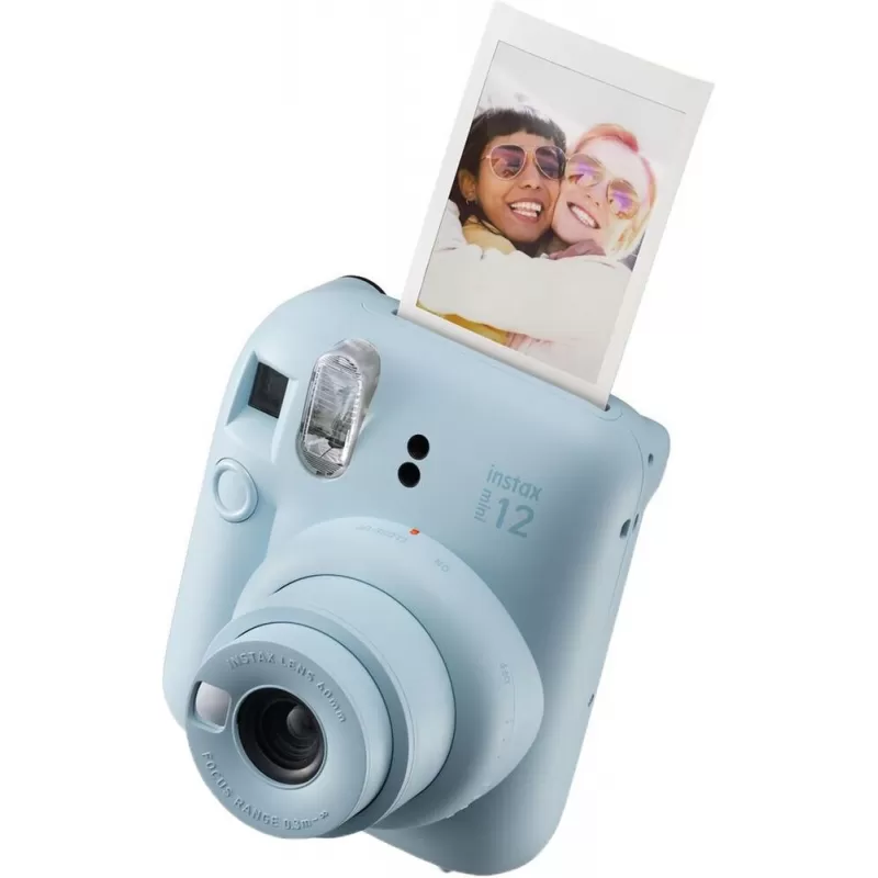 Cámara Instantánea Fujifilm Instax Mini 12 Holiday Bundle - Pastel Blue