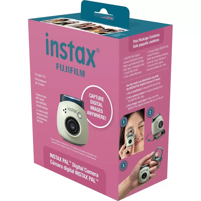 Cámara Digital Fujifilm Instax Pal - Pistachio Green