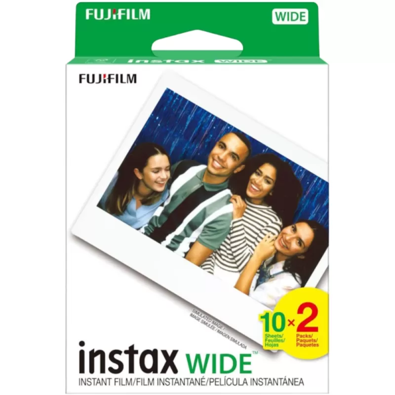 Papel Térmico Fujifilm Instax Wide - (20 hojas de película)