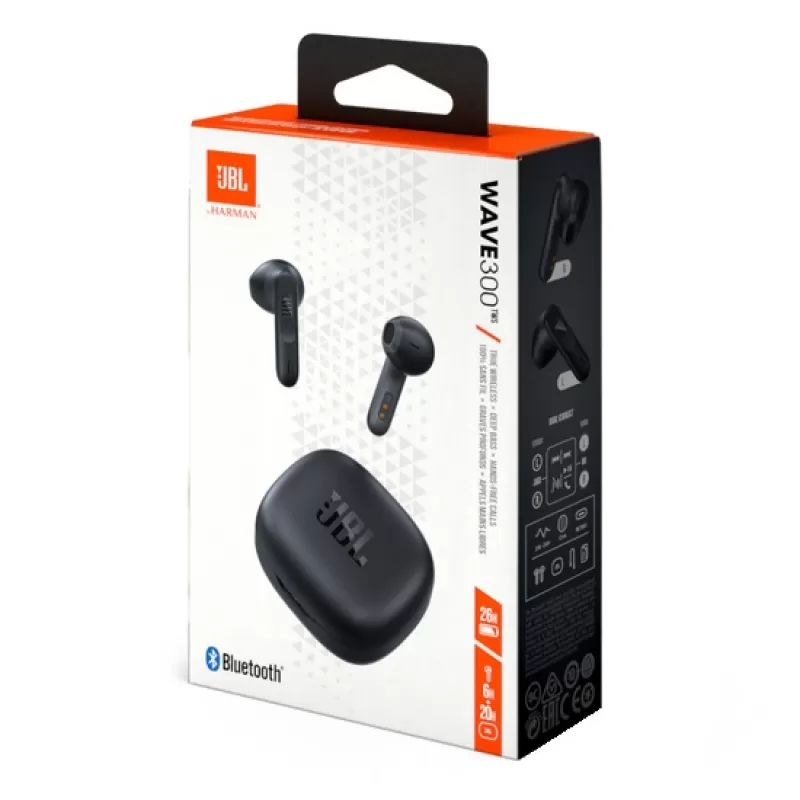 Auricular JBL Wave 300TWS Bluetooth - Black