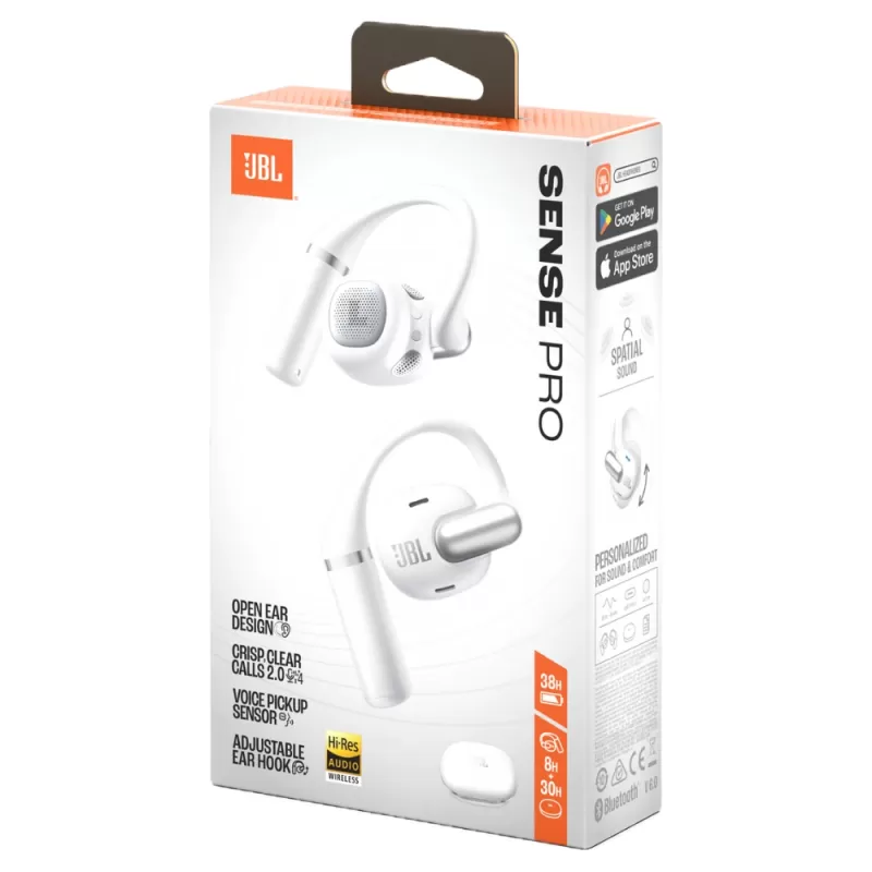 Auricular JBL Sense Pro Bluetooth - White