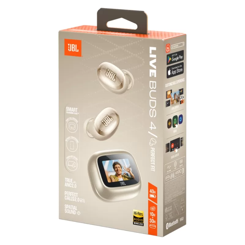 Auricular JBL Live Buds 4 Bluetooth - Champagne