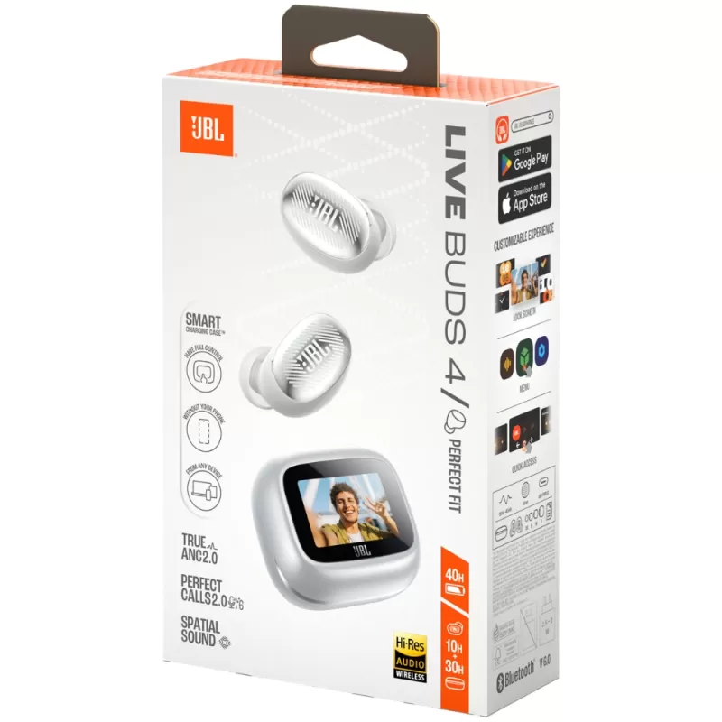 Auricular JBL Live Buds 4 Bluetooth - Silver