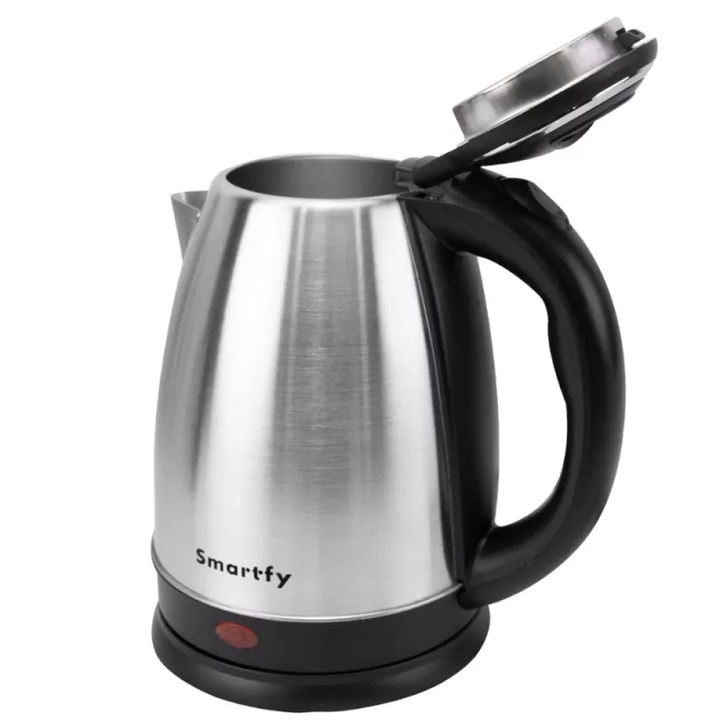Hervidora Eléctrica Smartfy JE02I 1500W 1.8L 220V - Black/Inox