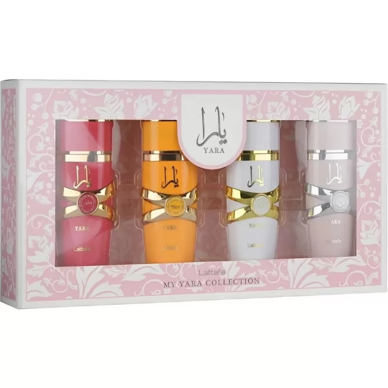 Kit Perfumes Lattafa My Yara Collection EDP Femenino 25mL (4 Unidades)