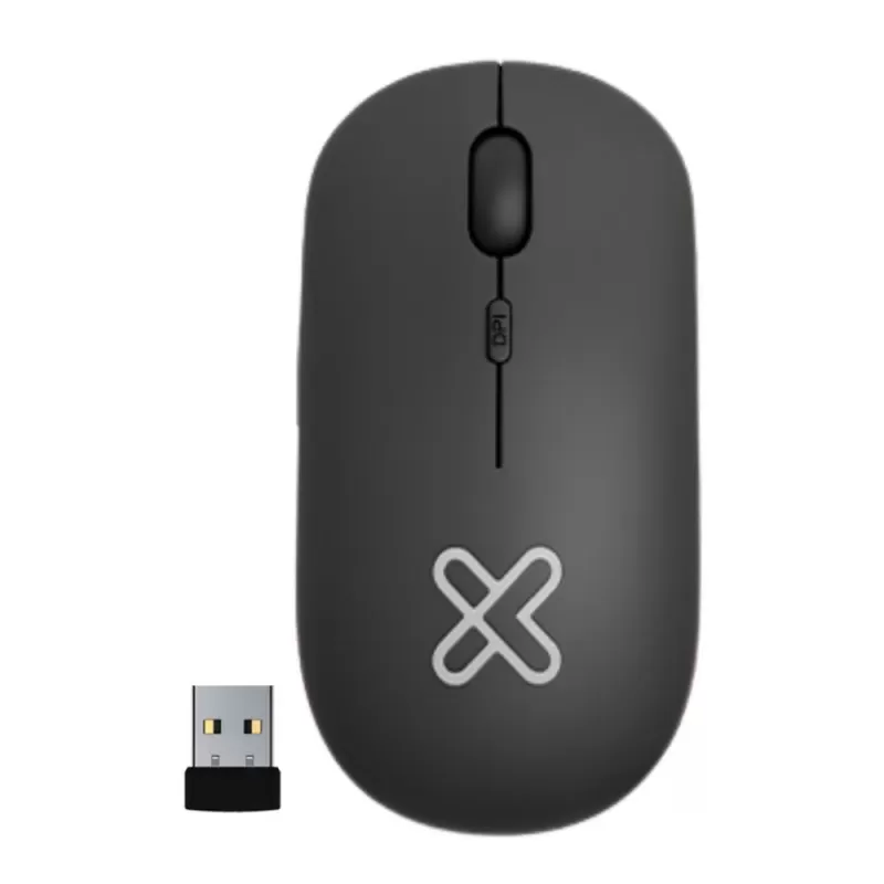 Mouse Wireless Klip Xtreme SlimSurfer KMW-415BK Silencioso - Black