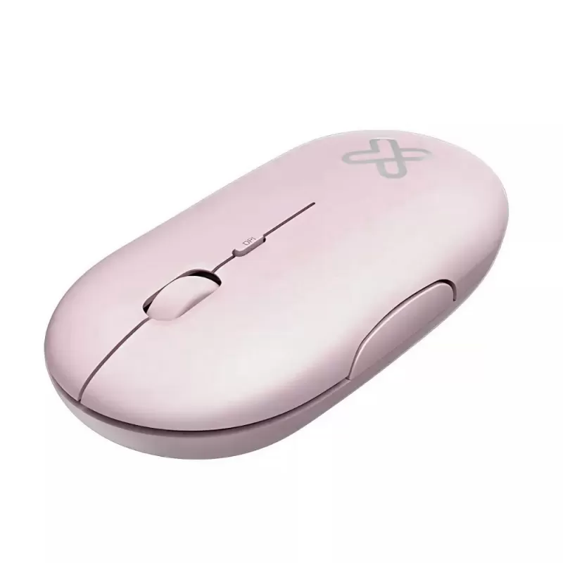 Mouse Wireless Klip Xtreme SlimSurfer KMW-415PK Silencioso - Pink