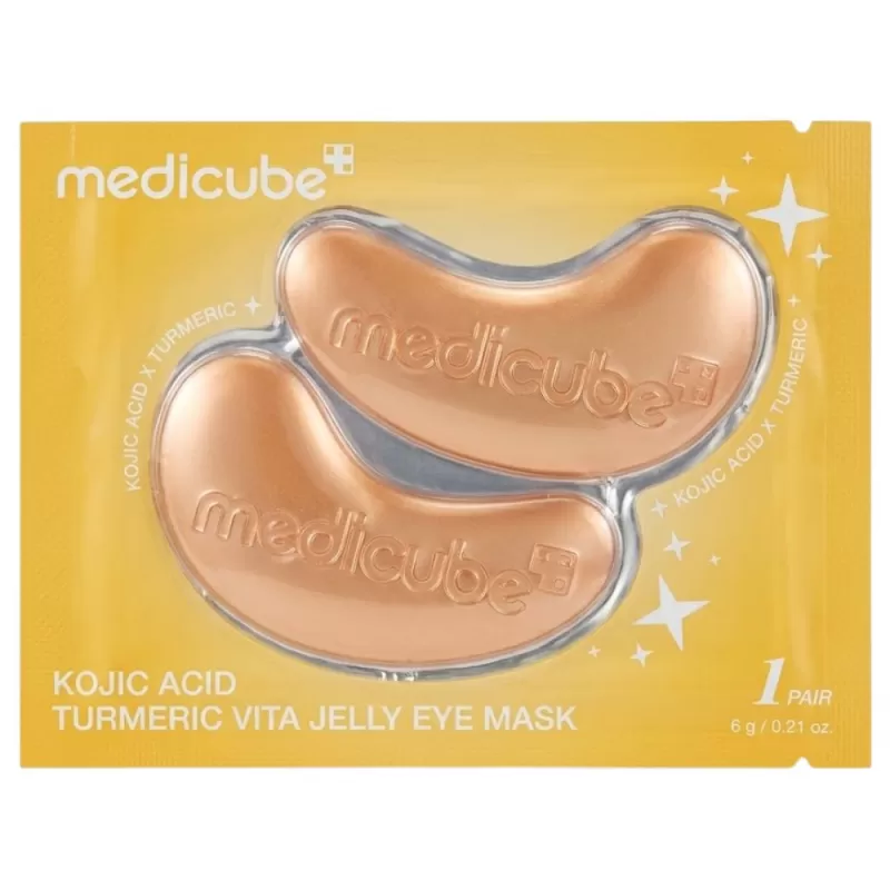 Mascarilla de Hidrogel para Contorno de Ojos Medicube Kojic Acid Turmeric Vita Jelly (50 Sheets)