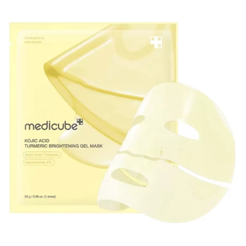 Mascarilla Facial Medicube Kojic Acid Brightening Gel 2% Niacinamida 28g (4 Sheets)