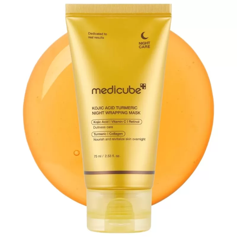 Mascarilla Facial Nocturna Medicube Kojic Acid Turmeric - 75mL