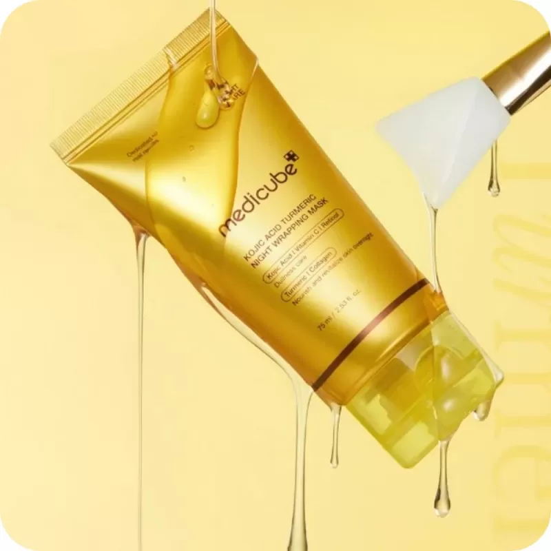 Mascarilla Facial Nocturna Medicube Kojic Acid Turmeric - 75mL