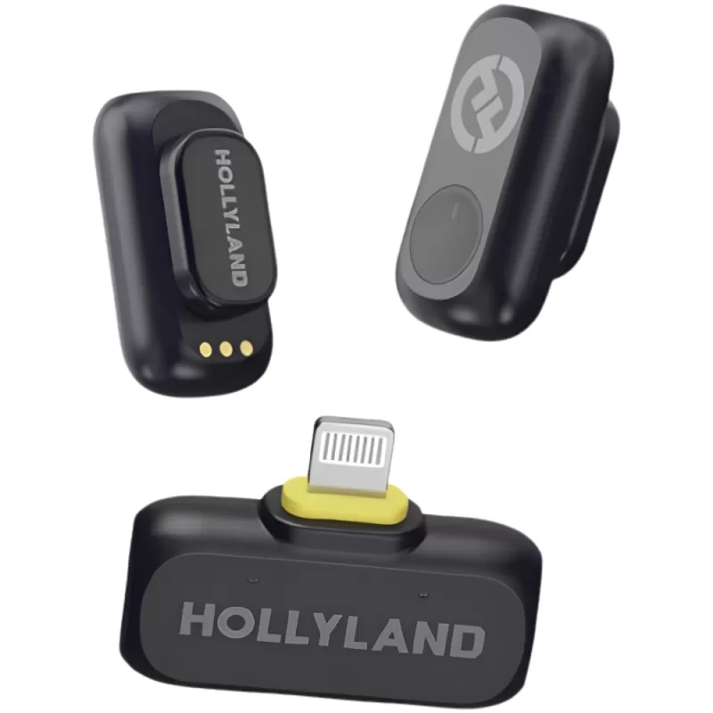 Micrófono Wireless Hollyland Lark A1 Mini Duo Lightning - Space Gray
