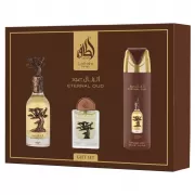 Kit Perfume Lattafa Pride Eternal Oud EDP 100mL + ...