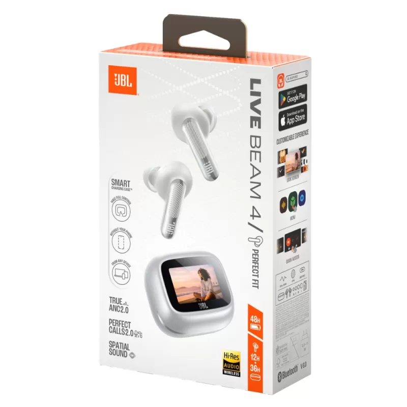 Auricular JBL Live Deam 4 Bluetooth - Silver