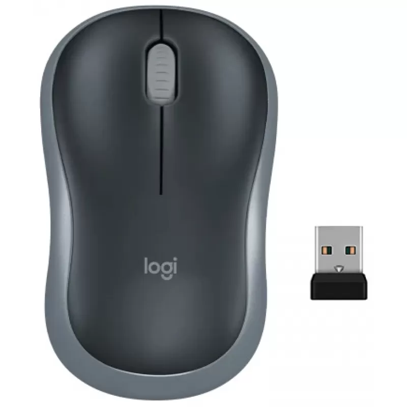 Mouse Wireless Logitech M185 - Black/Gray Mouse Wireless Logitech M185 - Black/Gray
