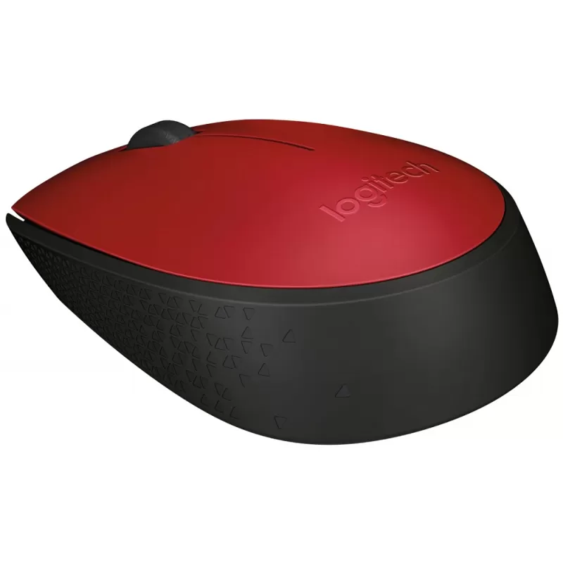Mouse Wireless Logitech M170 - Red/Black