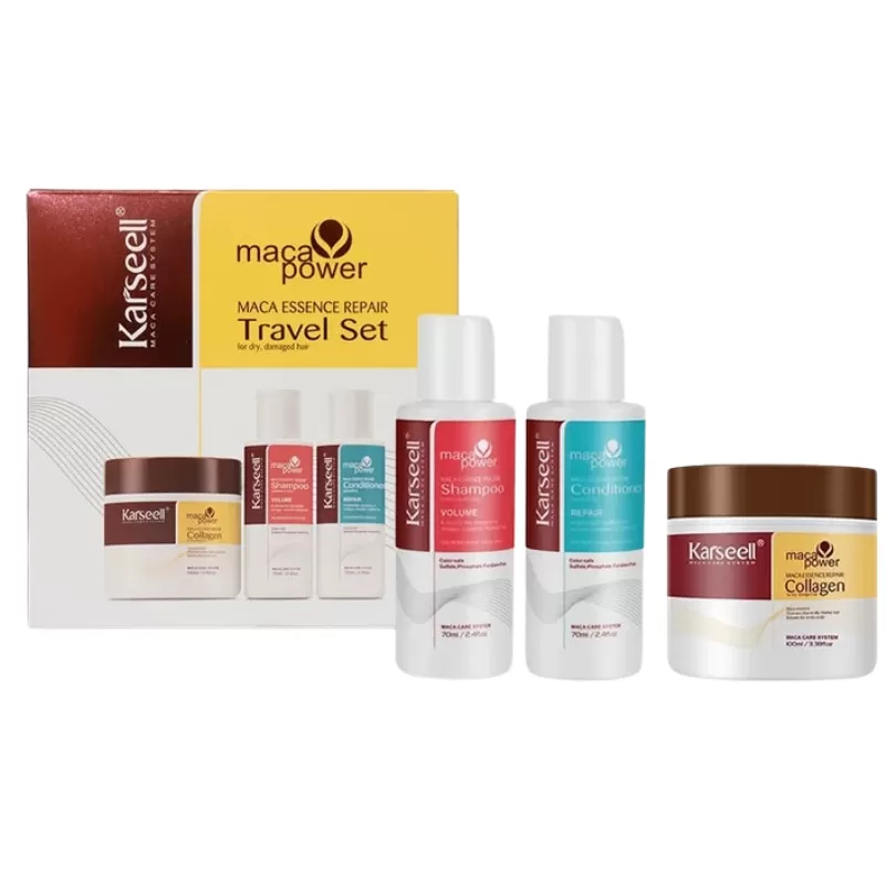 Kit Karseell Mascarilla Capilar 100mL + Shampoo 70mL + Acondicionador 70mL