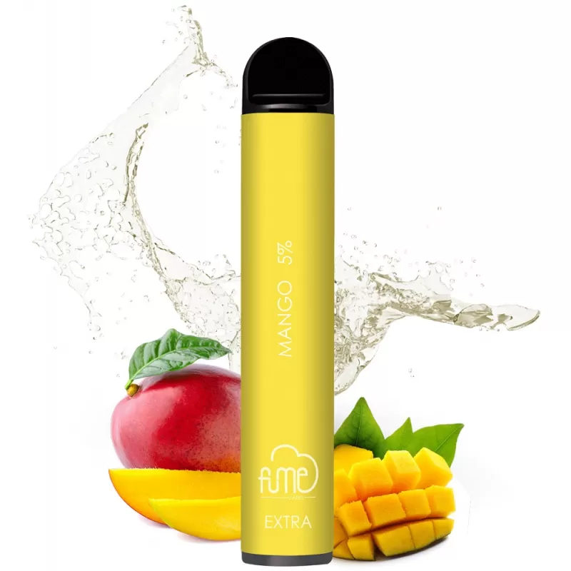 Vaper Descartable Fume Extra 5% Nicotina 1500 Puffs - Mango