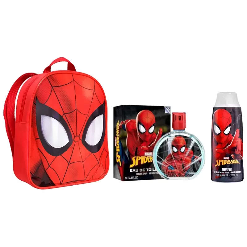 Kit Perfume Infantil Marvel Spider-Man EDT 50mL + Shower Gel 300mL + Mochila - Masculino