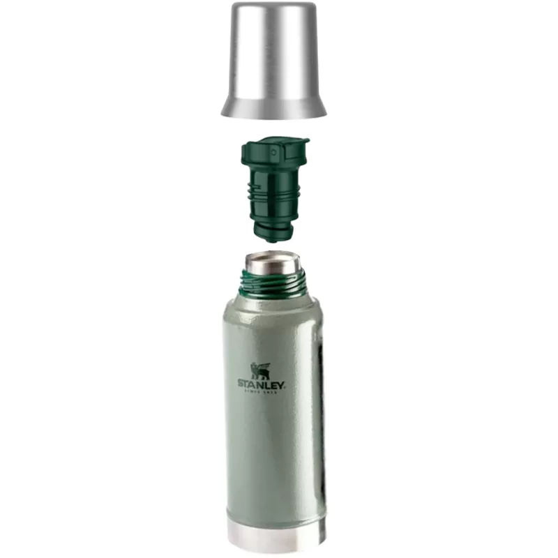 Termo Stanley The High Precision Flow Mate System 800mL - Hammertone Green