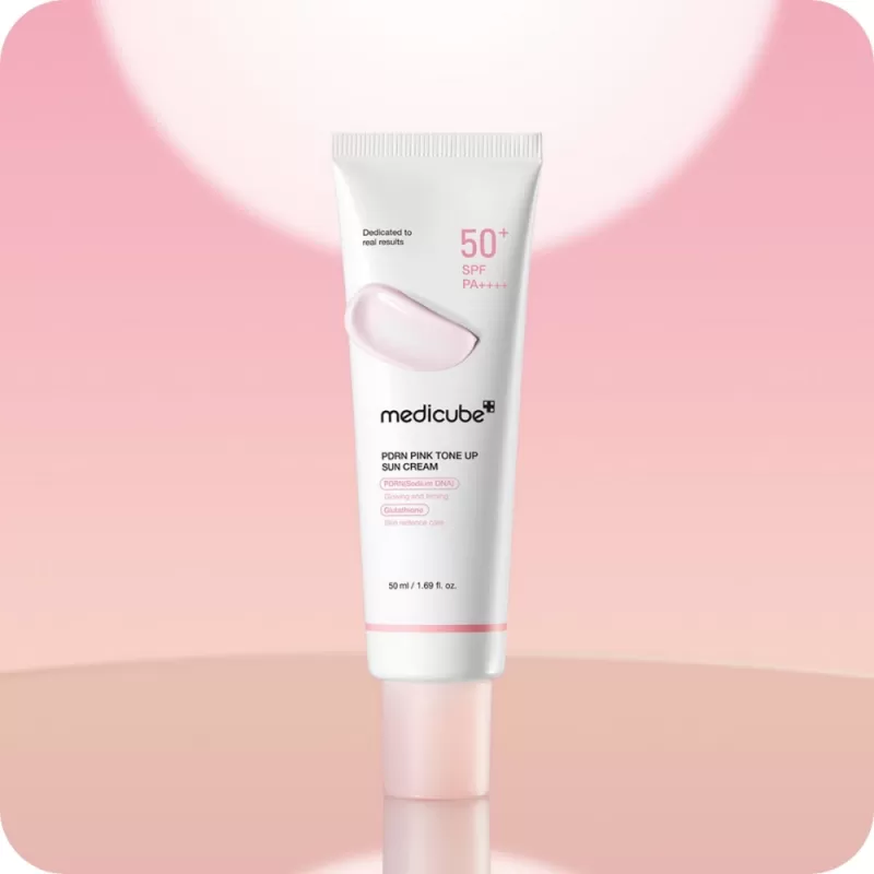 Protector Solar Facial Medicube PDRN Pink Tone Up 50+ SPF PA++++ - 50mL