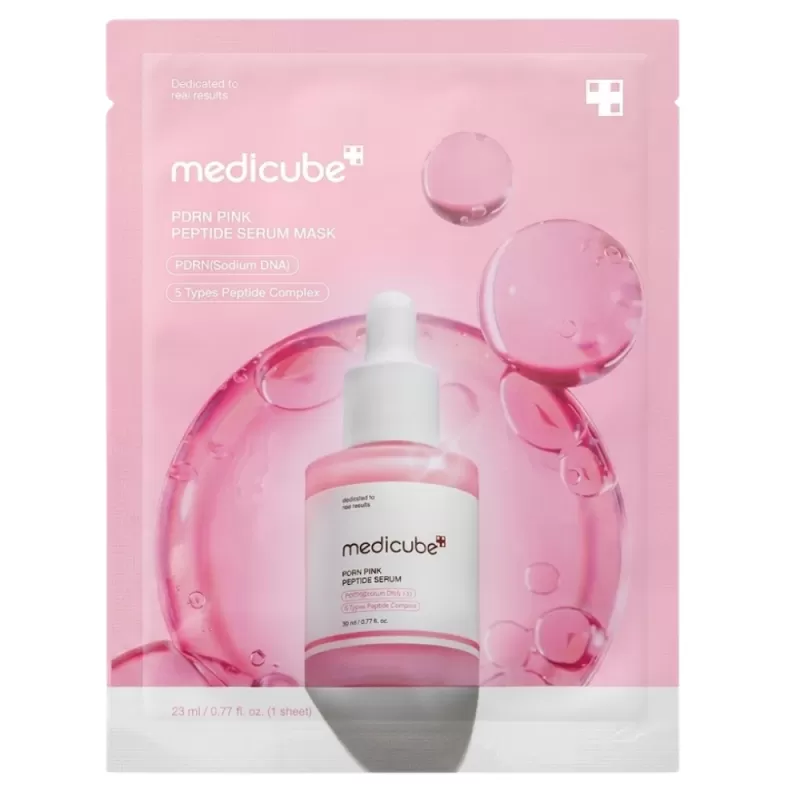 Mascarilla Facial Medicube PDRN Pink Peptide Serum 23g (6 Sheets)