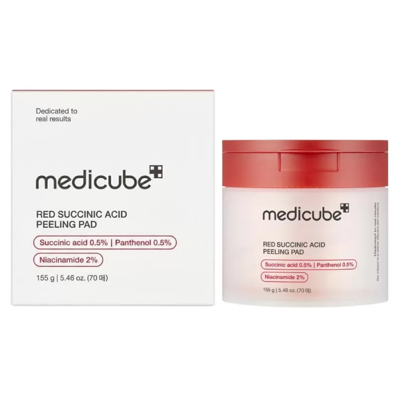 Almohadilla Facial Medicube Red Succinic Acid Peel...