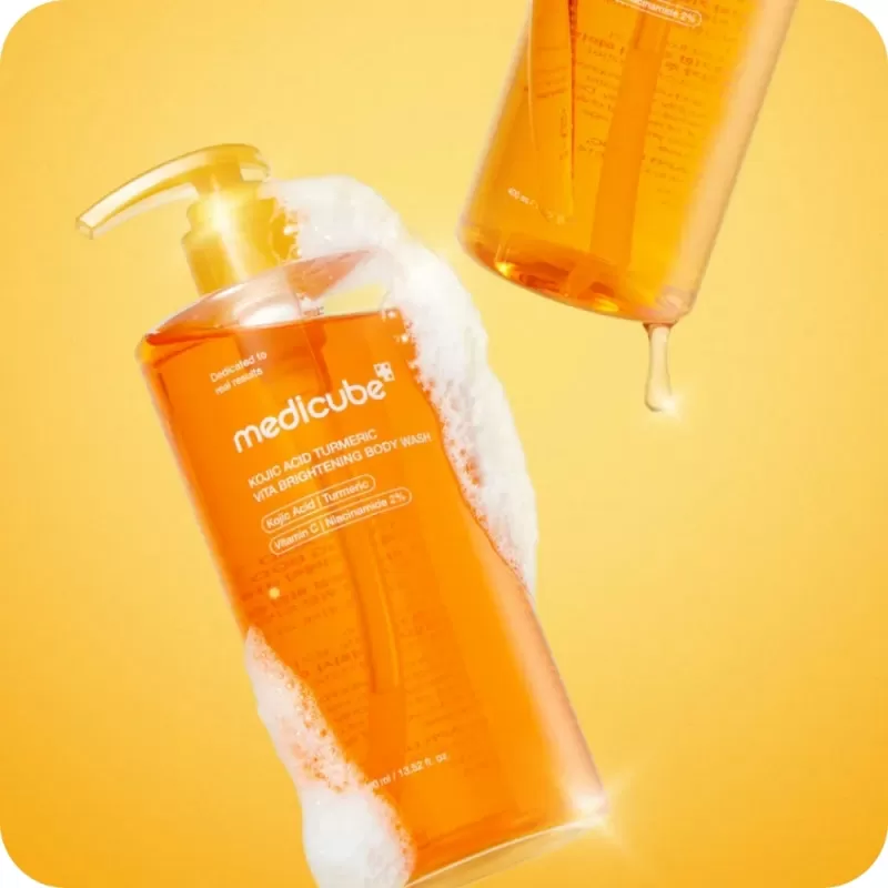 Gel de Baño Medicube Kojic Acid Turmeric Vita Brightening - 400mL