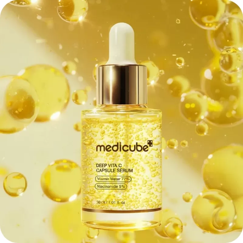 Sérum Facial Medicube Deep Vita Capsule 5% Niacinamida - 30mL