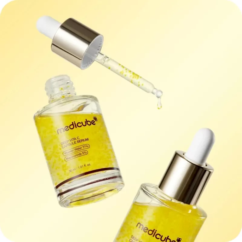Sérum Facial Medicube Deep Vita Capsule 5% Niacinamida - 30mL