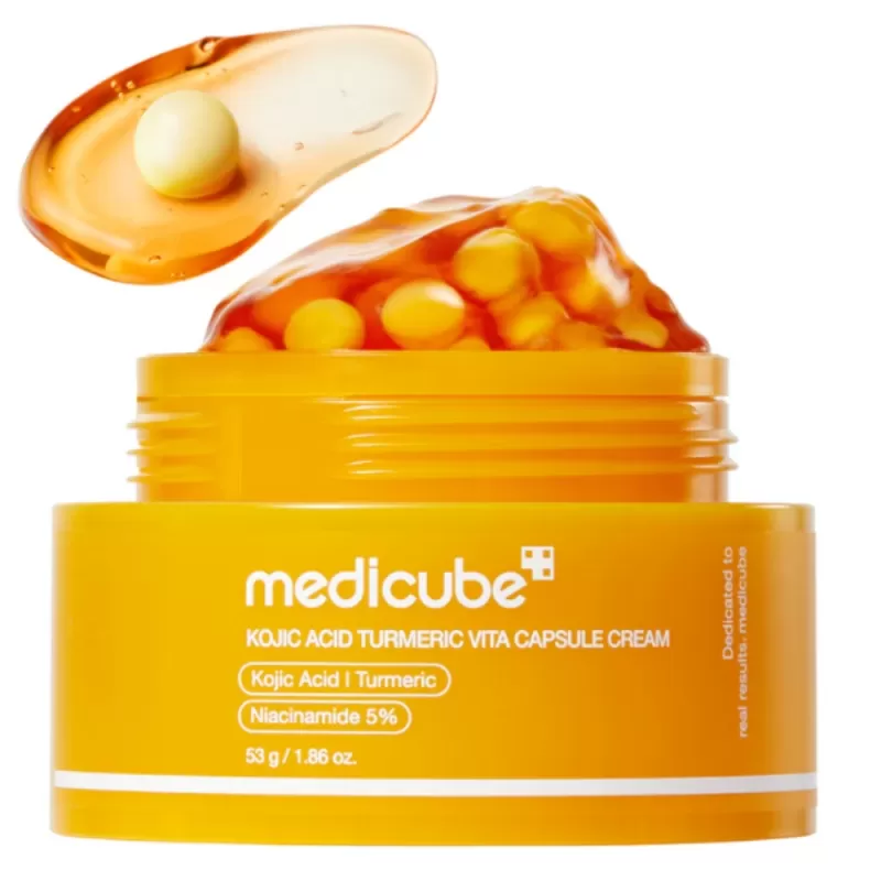 Crema Facial en Cápsulas Medicube Kojic Acid Turmeric Vita 5% Niacinamida - 53g