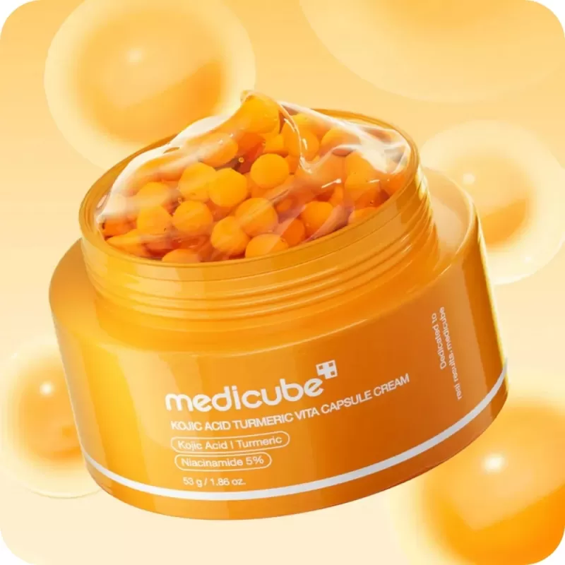 Crema Facial en Cápsulas Medicube Kojic Acid Turmeric Vita 5% Niacinamida - 53g