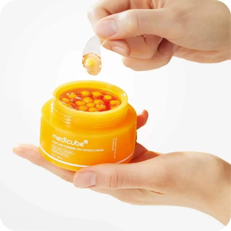 Crema Facial en Cápsulas Medicube Kojic Acid Turmeric Vita 5% Niacinamida - 53g
