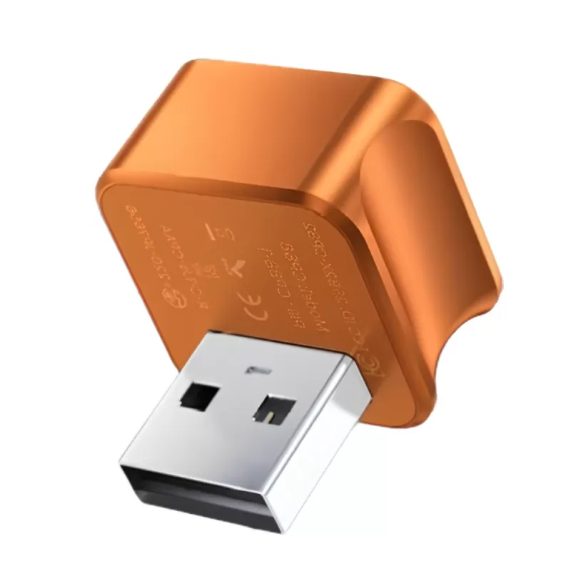 Adaptador Multimedia Ottocast Mini Sube 3.0 CP88 USB-A para CarPlay/Android Auto - Cosmic Orange