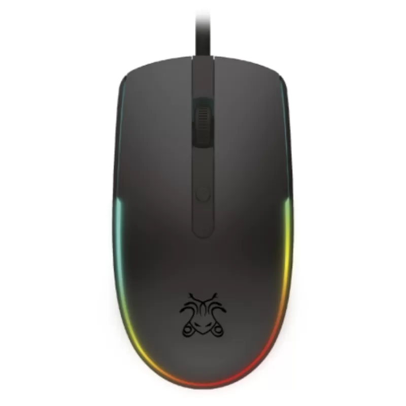 Mouse Gaming Mox Emporium MO-M251 USB RGB - Black