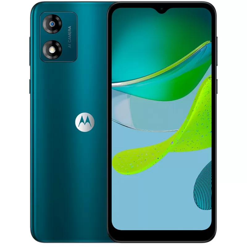 Smartphone Motorola Moto E13 XT2345-4 DS LTE BR 6.5" 2/64GB - Aurora Green (Deslacrado)
