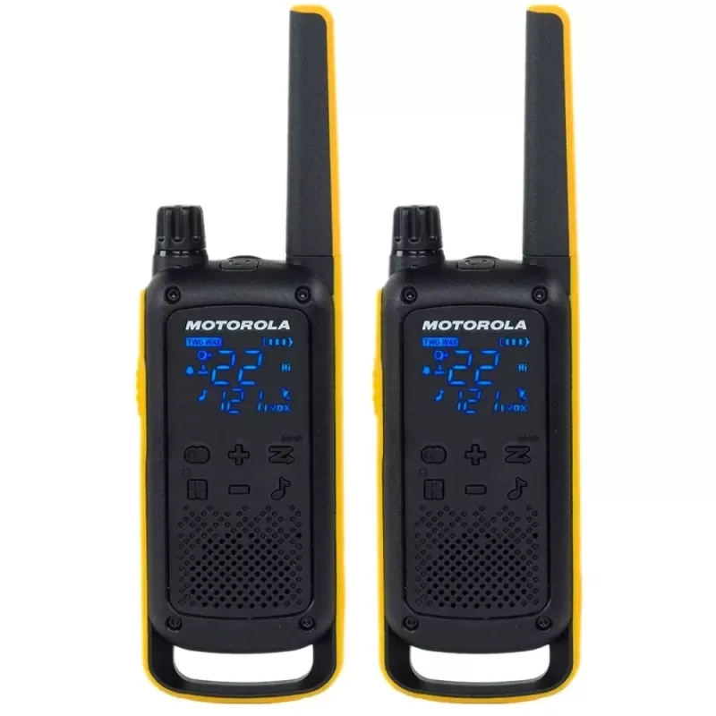 Walkie Talkie Motorola T470 56Km - Black/Yellow