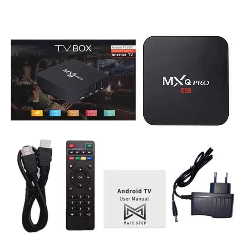 Receptor TV Box MXQ Pro 5G 4K UCD 8/64GB - Black