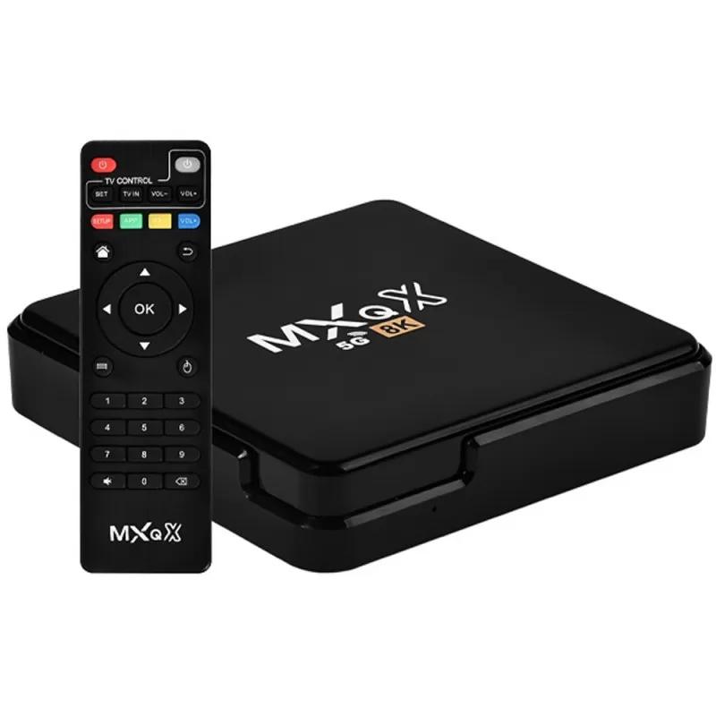 Receptor TV Box MXQ X 5G 8K 32/128GB - Black