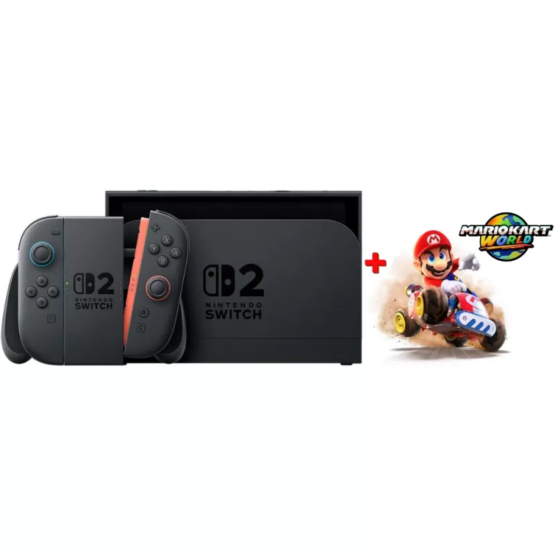 Consola Nintendo Switch 2 256GB + Mario Kart World Gray (Hong Kong)