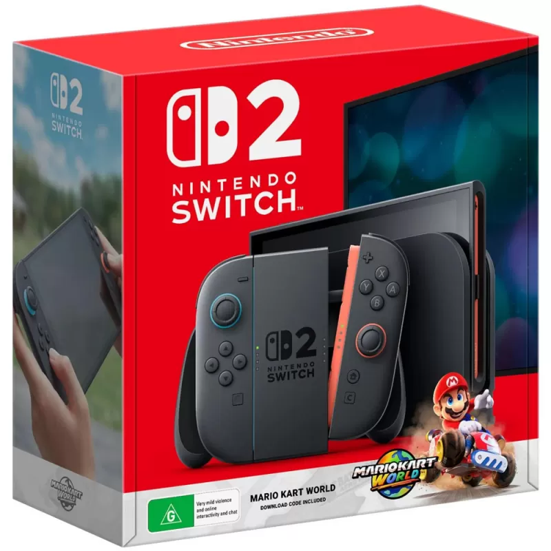 Consola Nintendo Switch 2 256GB Gray + Mario Kart World (Australia)