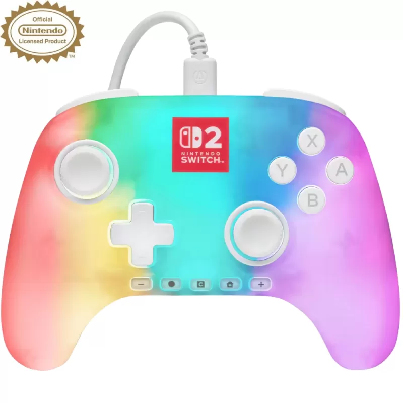 Control PowerA Nintendo Switch 2 Lumectra - White (PWA-A-15291)