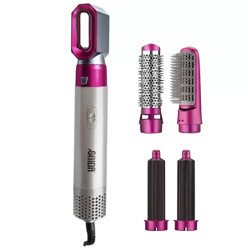 Secador Multiestilizador Onida Hot Air Styler 5en1 ON-8050 1000W 220V - Gray/Pink