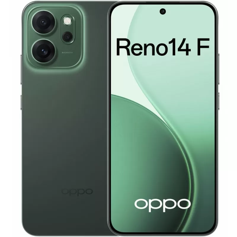 Smartphone Oppo Reno14 F CPH2743 DS 5G 6.57" 12/256GB - Verde Luminoso
