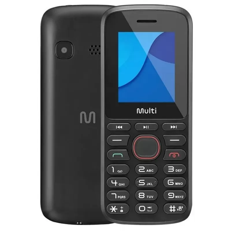 Celular Multilaser UP Play DS 3G 1.8" - Black (Anatel)