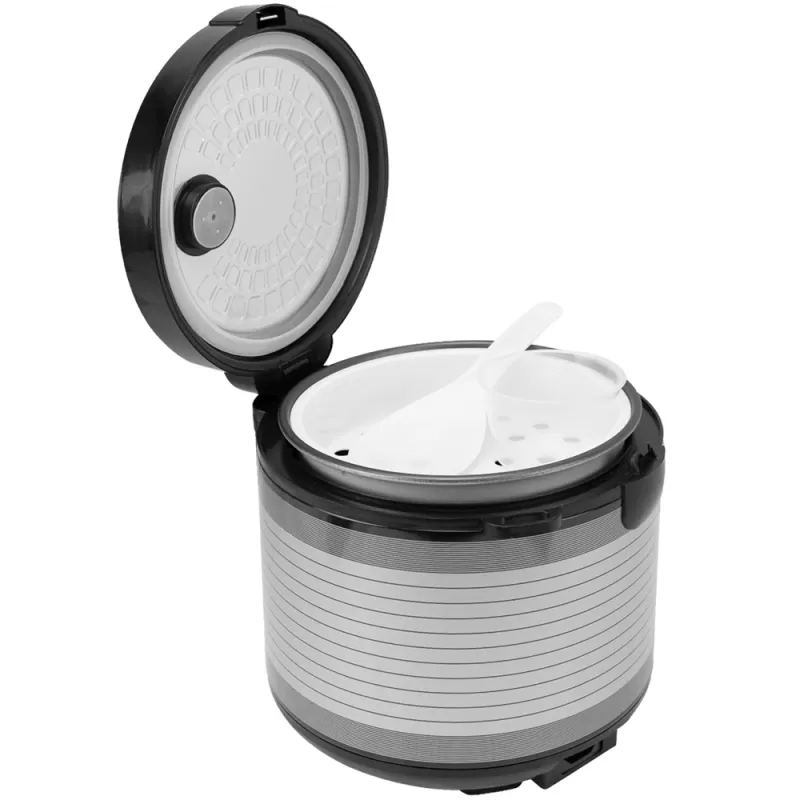 Olla Eléctrica para Arroz Smartfy PE01G 400W 110V 1L - Black/Silver