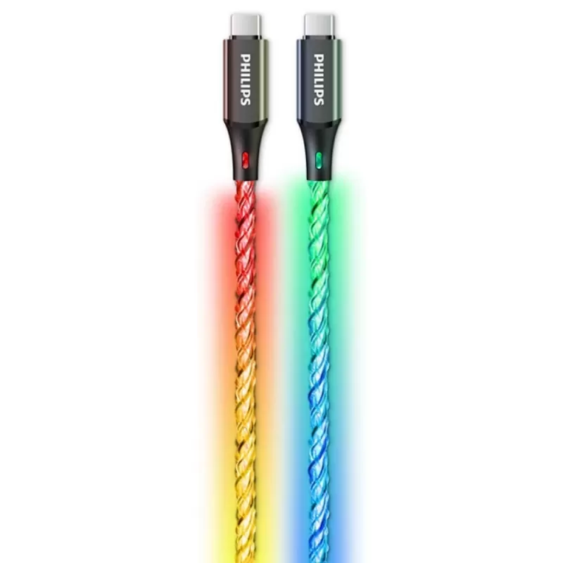 Cable USB-C Philips Party Cable DLC5130C RGB - 1 M...