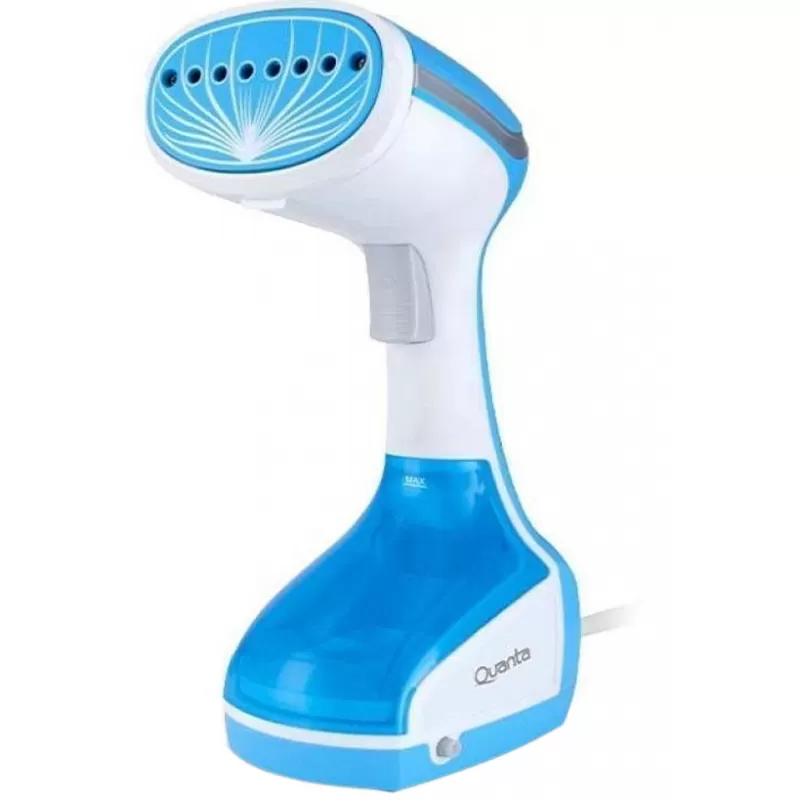 Plancha A Vapor Portátil Quanta QTPVP50 110V - Blanco/Azul